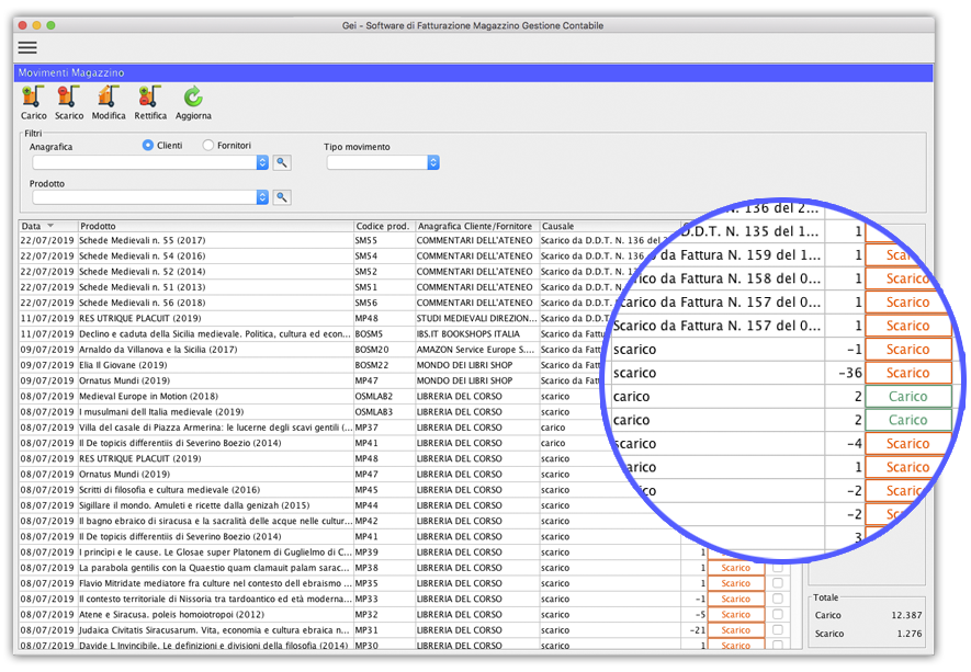 Software gestionale di Magazzino - Carico e Scarico | Gei Software