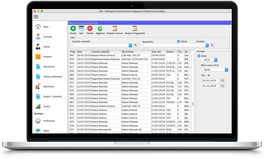 Software gestionale di Contabilità | Gei Software